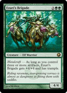 [120]【EN】【FOIL】エズーリの大部隊/Ezuri's Brigade【SOM】[R][緑]