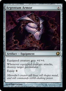 [137]【EN】【FOIL】アージェンタムの鎧/Argentum Armor【SOM】[R][茶]