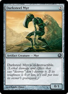 [151]【EN】【FOIL】ダークスティールのマイア/Darksteel Myr【SOM】[U][茶]