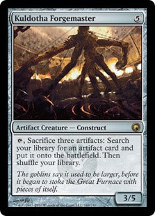 [169]【EN】【FOIL】カルドーサの鍛冶場主/Kuldotha Forgemaster【SOM】[R][茶]