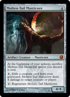 [177]【EN】【FOIL】溶鉄の尾のマスティコア/Molten-Tail Masticore【SOM】[M][茶]