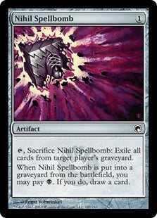 [187]【EN】虚無の呪文爆弾/Nihil Spellbomb【SOM】[C][茶]