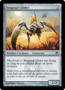 [203]【EN】【FOIL】嵌め乗りの滑空者/Snapsail Glider【SOM】[C][茶]