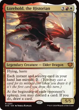 [201]【EN】【FOIL】歴史学ぶもの、ロアホールド/Lorehold, the Historian【SOS】[M][多色]