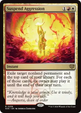 [236]【EN】【FOIL】侵略の一時中断/Suspend Aggression【SOS】[R][多色]