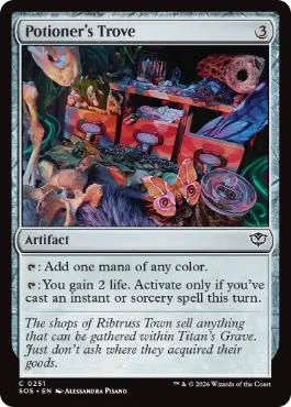 [251]【EN】【FOIL】水薬師の収集品/Potioner's Trove【SOS】[C][茶]