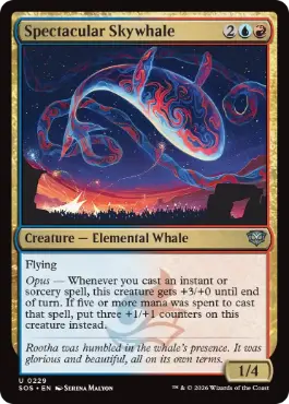 [229]【EN】絢爛たる空鯨/Spectacular Skywhale【SOS】[U][多色]