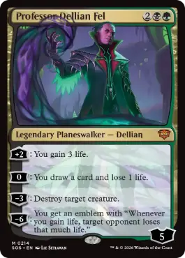 [214]【EN】【FOIL】デリアン・フェル教授/Professor Dellian Fel【SOS】[M][多色]