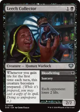 [088]【EN】【FOIL】ヒルの収集家/Leech Collector【SOS】[U][黒]