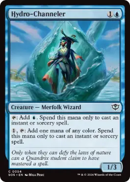 [054]【EN】【FOIL】水の媒介者/Hydro-Channeler【SOS】[C][青]