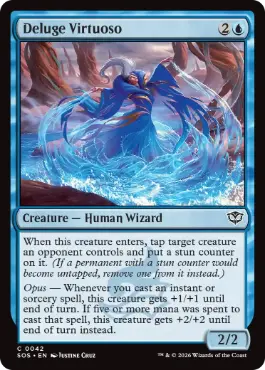[042]【EN】【FOIL】氾濫の名演奏家/Deluge Virtuoso【SOS】[C][青]