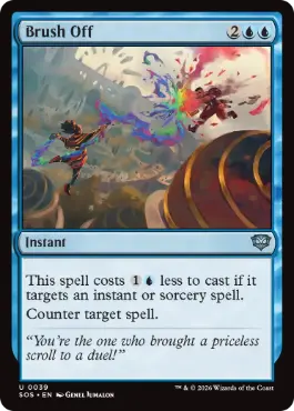 [039]【EN】【FOIL】払い落とし/Brush Off【SOS】[U][青]