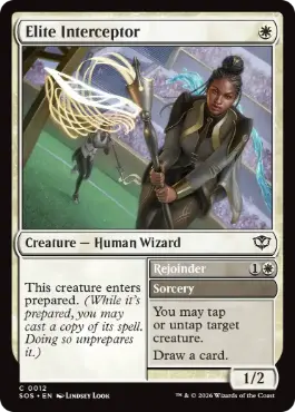 [012]【EN】【FOIL】精鋭の迎撃手/Elite Interceptor【SOS】[C][白]