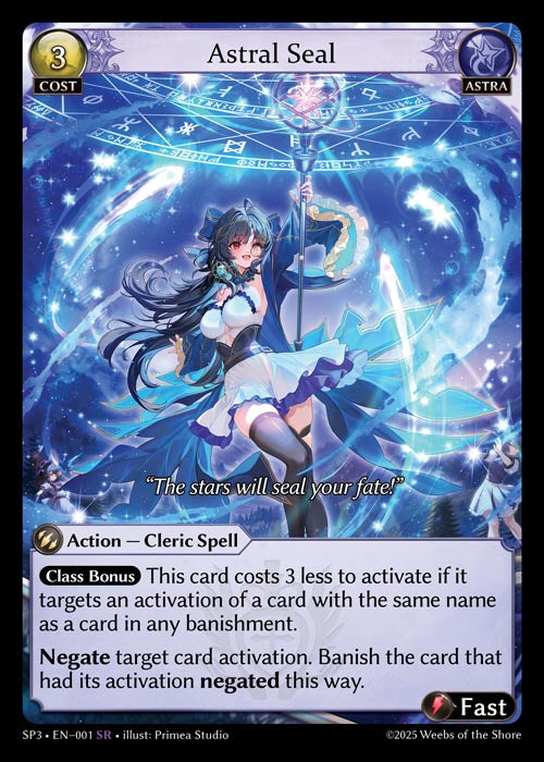 [001]【EN】【FOIL】Astral Seal【SP3】[SR][Astra]