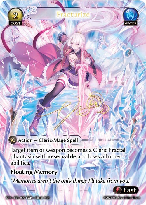 [009]【EN】【FOIL】Fracturize【SP3】[CSR][Water]