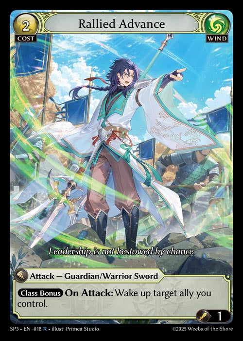 [018]【EN】Rallied Advance【SP3】[R][Wind]