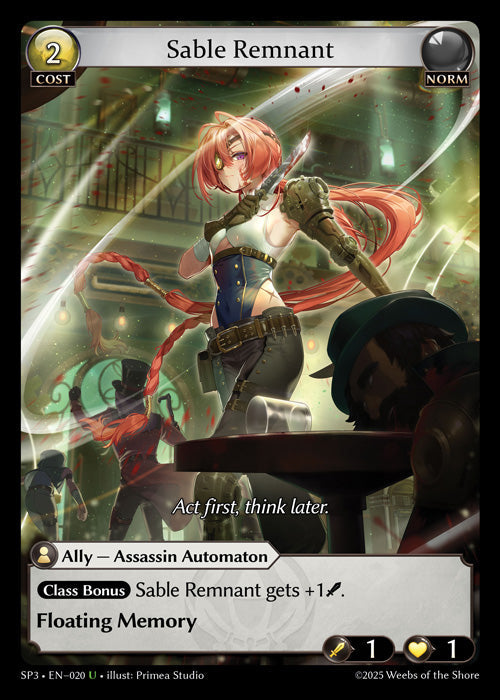 [020]【EN】Sable Remnant【SP3】[U][Norm]