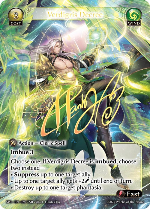 [028]【EN】【FOIL】Verdigris Decree【SP3】[CSR][Wind]