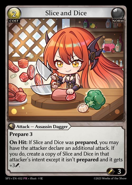 [032]【EN】【FOIL】Slice and Dice【SP3】[PR][Norm]