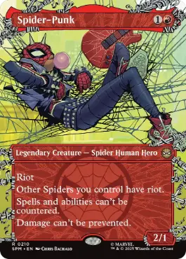 [210]【EN】■ボーダーレス■スパイダーパンク/Spider-Punk【SPM】[R][赤]