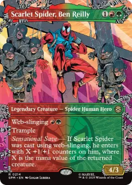 [214]【EN】■ボーダーレス■スカーレット・スパイダー、ベン・ライリー/Scarlet Spider, Ben Reilly【SPM】[R][多色]