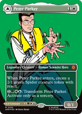 [232]【EN】【FOIL】■ボーダーレス■ピーター・パーカー/Peter Parker【SPM】[M][白]