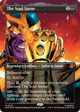 [243]【EN】【FOIL】■ボーダーレス■ソウル・ストーン/The Soul Stone【SPM】[M][黒]