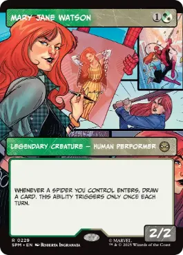 [229]【EN】【FOIL】■ボーダーレス■メリー・ジェーン・ワトソン/Mary Jane Watson【SPM】[R][多色]
