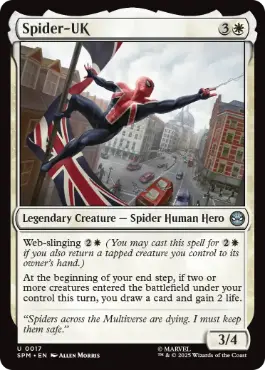 [017]【EN】【FOIL】スパイダーUK/Spider-UK【SPM】[U][白]