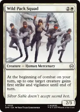 [023]【EN】ワイルド・パック部隊/Wild Pack Squad【SPM】[C][白]