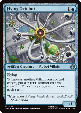 [031]【EN】【FOIL】空飛ぶオクトボット/Flying Octobot【SPM】[U][青]