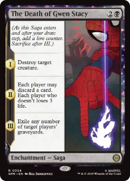 [054]【EN】グウェン・ステイシーの死/The Death of Gwen Stacy【SPM】[R][黒]