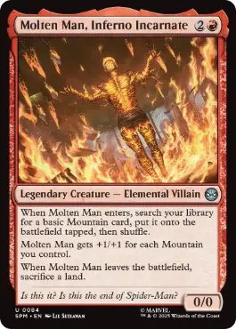 [084]【EN】業火の具現、モルテンマン/Molten Man, Inferno Incarnate【SPM】[U][赤]