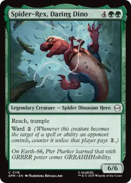 [116]【EN】果敢な恐竜、スパイダーレックス/Spider-Rex, Daring Dino【SPM】[C][緑]