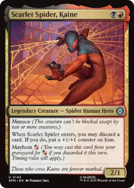 [143]【EN】スカーレット・スパイダー、ケイン/Scarlet Spider, Kaine【SPM】[U][多色]