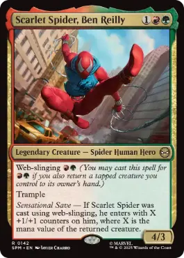 [142]【EN】スカーレット・スパイダー、ベン・ライリー/Scarlet Spider, Ben Reilly【SPM】[R][多色]