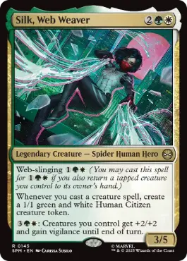[145]【EN】【FOIL】ウェブ紡ぎ、シルク/Silk, Web Weaver【SPM】[R][多色]