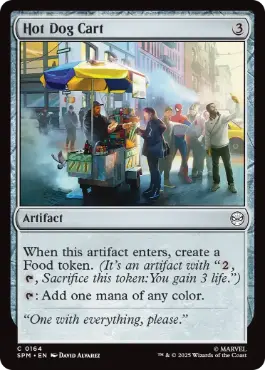[164]【EN】【FOIL】ホットドッグの屋台/Hot Dog Cart【SPM】[C][茶]