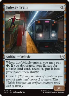 [178]【EN】【FOIL】地下鉄/Subway Train【SPM】[C][茶]