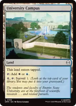 [186]【EN】【FOIL】大学の敷地/University Campus【SPM】[C][土地]