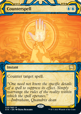 [015]【EN】【FOIL】対抗呪文/Counterspell【STA】[R][青]