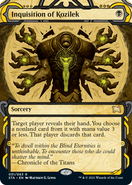 [031]【EN】【FOIL】コジレックの審問/Inquisition of Kozilek【STA】[R][黒]