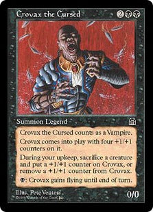 [055]【JP】呪われたクロウヴァクス/Crovax the Cursed【STH】[R][黒]