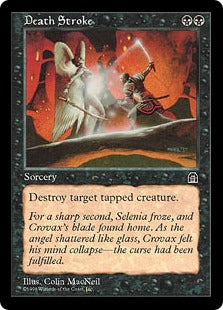 [057]【JP】死の一撃/Death Stroke【STH】[C][黒]