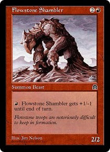 [086]【JP】流動石のシャンブラー/Flowstone Shambler【STH】[C][赤]