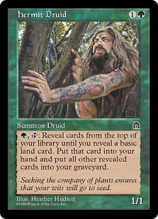 [108]【JP】隠遁ドルイド/Hermit Druid【STH】[R][緑]