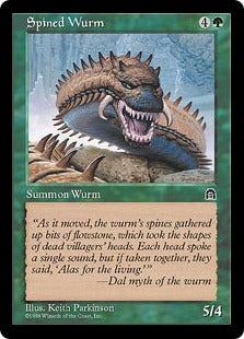 [121]【JP】針刺ワーム/Spined Wurm【STH】[C][緑]