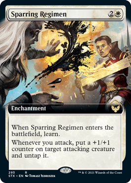 [293]【EN】■拡張アート■戦闘講習/Sparring Regimen【STX】[R][白]