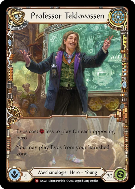 [001]【EN】【Rainbow Foil】Professor Teklovossen【TCC】[M][Mechanologist][Hero]