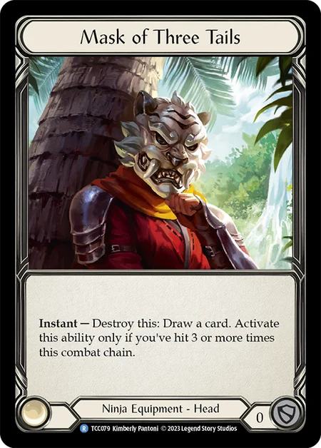 [079]【EN】Mask of Three Tails【TCC】[R][Ninja][Equipment]